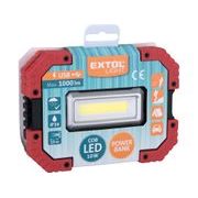 EXTOL LIGHT REFLEKTOR LED, 1000LM, USB NABÍJENÍ S POWERBANKOU, LI-ION, 43272 - LED SVĚTLA - SVÍTIDLA
