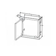 REVIZNÍ DVÍŘKA KOVOVÁ 150X150 S TLAČNÝM ZÁMKEM BÍLÁ - REVIZNÍ A VANOVÁ DVÍŘKA - DŮM A DOMÁCNOST, ELEKTRO..