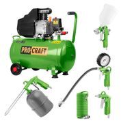 KOMPRESOR PROCRAFT AC50 | AC50 PROCRAFT - OLEJOVÉ KOMPRESORY{% if kategorie.adresa_nazvy[0] != zbozi.kategorie.nazev %} - PNEU NÁŘADÍ{% endif %}