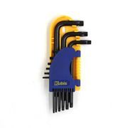 NÁSTRČKOVÉ KLÍČE SADA TORX 9 KS, T10, T15, T20, T25, T27, T30, T40, T45, T50, CRV TRX | 02-08-9609 KUBIS - KLIČE TORX - RUČNÍ NÁŘADÍ
