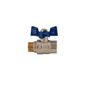 KULOVÝ KOHOUT MOTÝL, MODRÝ, KR.218.B 1/2"FM | KR.218.B 1/2"FM PROCRAFT - PŘÍSLUŠENSTVÍ (KOHOUTY, ŠROUBENÍ,...) - SANITA