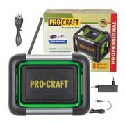 AKU RÁDIO PROCRAFT PJS20 DAB+, FM, BLUETOOTH 5.3, 80W (BEZ BATERIE A NABÍJEČKY) | PJS20BB PROCRAFT - AKU RÁDIA{% if kategorie.adresa_nazvy[0] != zbozi.kategorie.nazev %} - AKU NÁŘADÍ{% endif %}