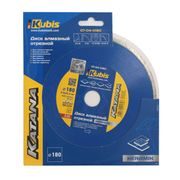 KOTOUČ DIAMANTOVÝ ŘEZNÝ KERAMIK 180*22.2 MM, 2.4*5 MM, KATANA | 07-04-0180 KUBIS - DIA KOTOUČ 180 MM - PŘÍSLUŠENSTVÍ