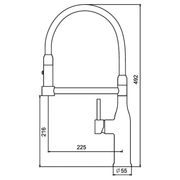 DŘEZOVÁ BATERIE KI-70005-02 | KI-70005-02 KOER - DŘEZOVÉ BATERIE - SANITA