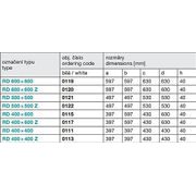 REVIZNÍ DVÍŘKA 600X600 BÍLÁ - REVIZNÍ A VANOVÁ DVÍŘKA - DŮM A DOMÁCNOST, ELEKTRO..