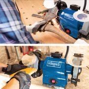 SCHEPPACH BG 200 DVOUKOTOUČOVÁ BRUSKA S INDUKČNÍM MOTOREM - DVOUKOTOUČOVÉ BRUSKY - ELEKTRICKÉ NÁŘADÍ