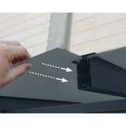 PALRAM - CANOPIA CAPRI 3000 ANTRACIT 3 X 3 HLINÍKOVÁ (MONTOVANÁ) PERGOLA - PERGOLY - DŮM A DOMÁCNOST, ELEKTRO..