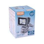 EXTOL LIGHT REFLEKTOR LED S POHYBOVÝM ČIDLEM, 800LM, 43211 - LED SVĚTLA - SVÍTIDLA