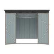 RIWALL PRO RMSP 6X8 BROWN ZAHRADNÍ DOMEK KOVOVÝ 2,4 X 1,8 M S PULTOVOU STŘECHOU HNĚDÝ - ZAHRADNÍ DOMKY - DŮM A DOMÁCNOST, ELEKTRO..
