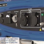 SCHEPPACH SG 3200 RÁMOVÁ ELEKTROCENTRÁLA 2800 W S REGULACÍ AVR - JEDNOFÁZOVÉ CENTRÁLY - ELEKTROCENTRÁLY