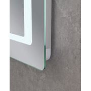 KOUPELNOVÉ ZRCADLO S LED OSVĚTLENÍM, PROTIZAMLŽOVACÍ FUNKCÍ A REGULACÍ JASU, MR13-80×60-REVERSE STYL | MR13-80×60-REVERSE STYLE PROCRAFT - ZRCADLA - SANITA