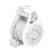 BUBEN VNITŘNÍ 3Z, 10M, 3 X 1,5MM2, 14X12X20,5CM, Ø14CM, ŠEDÝ KABEL - PRODLUŽOVACÍ KABELY - PŘÍSLUŠENSTVÍ