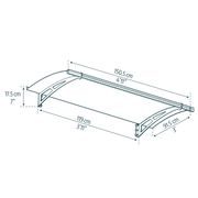 PALRAM - CANOPIA AQUILA 1500 VCHODOVÁ STŘÍŠKA - PŘÍSTŘEŠKY VCHODOVÉ, PRO AUTA - DŮM A DOMÁCNOST, ELEKTRO..