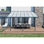 PALRAM - CANOPIA SIERRA 4200 ANTRACIT 3 X 4,25 HLINÍKOVÁ (MONTOVANÁ) PERGOLA - PERGOLY - DŮM A DOMÁCNOST, ELEKTRO..