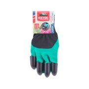 EXTOL PREMIUM RUKAVICE ZAHRADNÍ POLYESTEROVÉ S LATEXEM A DRÁPY NA PRAVÉ RUCE, VELIKOST 9", PES S LATEXEM, 8856662 - RUKAVICE PRACOVNÍ RŮZNÉ - PŘÍSLUŠENSTVÍ