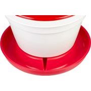NAPÁJEČKA PLASTOVÁ RAPID CLEAN CHICKENS 360X360MM, 12L - PRO CHOVATELE - KRMIVA