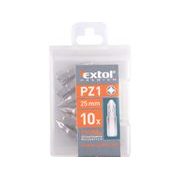 EXTOL PREMIUM HROTY KŘÍŽOVÉ PZ, SADA 10KS, PZ 1X25MM, 703010 - SADY BITŮ - PŘÍSLUŠENSTVÍ