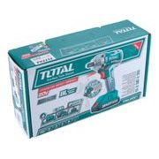 TOTAL UTAHOVÁK RÁZOVÝ AKU 1/2", BRUSHLESS, 20V LI-ION (2X), 2000MAH, INDUSTRIAL, TIWLI2001 - ZNAČKA TOTAL - ELEKTRICKÉ NÁŘADÍ