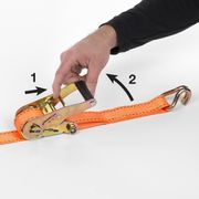 KREATOR KRTH40808 UPÍNACÍ POPRUH RÁČNOVÝ S HÁKY 1000KG / 4,6M HIGH QUALITY - AUTO-POTŘEBY - DÍLNA A GARÁŽ