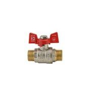 KULOVÝ KOHOUT MOTÝL, ČERVENÝ, KR.219 1/2"MM | KR.219 1/2"MM PROCRAFT - PŘÍSLUŠENSTVÍ (KOHOUTY, ŠROUBENÍ,...) - SANITA
