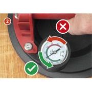 EXTOL PREMIUM PŘÍSAVKA S MANUÁLNÍ PUMPOU A MANOMETREM, O 200MM/130KG, 8863110 - PŘÍSAVKY NA SKLO - DÍLNA A GARÁŽ