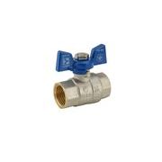KULOVÝ KOHOUT MOTÝL, MODRÝ, KR.217.B 1/2"FF | KR.217.B 1/2"FF PROCRAFT - PŘÍSLUŠENSTVÍ (KOHOUTY, ŠROUBENÍ,...) - SANITA
