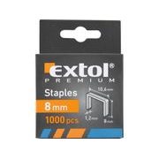 EXTOL PREMIUM SPONY, BALENÍ 1000KS, 8MM, 10,6X0,52X1,2MM, 8852202 - SPONY DO SPONKOVAČKY - PŘÍSLUŠENSTVÍ