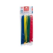 EXTOL PREMIUM PÁSKY STAHOVACÍ BAREVNÉ, 200X3,6MM, 100KS, (4X25KS), 4 BARVY, NYLON PA66, 8856196 - STAHOVACÍ PÁSKY, ZDRHY - DÍLNA A GARÁŽ