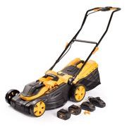 RIWALL PRO RALM 3820 SET AKUMULÁTOROVÁ SEKAČKA 2X20 V + 2X 4 AH BATERIE + 2X NABÍJEČKA 2,4 A - AKUMULÁTOROVÉ SEKAČKY{% if kategorie.adresa_nazvy[0] != zbozi.kategorie.nazev %} - ZAHRADA{% endif %}