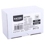 EXTOL ENERGY BATERIE AKUMULÁTOROVÁ, 12V LI-ION, 2AH, 8891152B - AKUMULÁTORY, BATERIE - NÁHRADNÍ DÍLY