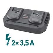 EXTOL INDUSTRIAL BRUSKA ÚHLOVÁ AKU SHARE20V, 150/180MM, BRUSHLESS, 2X4AH, 8791846 - AKU UHLOVÉ BRUSKY - AKU NÁŘADÍ
