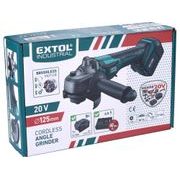 EXTOL INDUSTRIAL BRUSKA ÚHLOVÁ AKU SHARE20V, 125MM, BRUSHLESS, 20V LI-ION, 4AH, 8791842 - AKU UHLOVÉ BRUSKY - AKU NÁŘADÍ