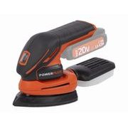 POWERPLUS POWDP5020 AKU VIBRAČNÍ DELTA BRUSKA 20V (BEZ AKU) - AKU BRUSKY{% if kategorie.adresa_nazvy[0] != zbozi.kategorie.nazev %} - AKU NÁŘADÍ{% endif %}