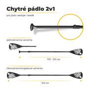 PADDLEBOARD SET PROCRAFT TRAVEL SUP320 | SUP320 PROCRAFT - DOPLŇKY A VYCHYTÁVKY - DŮM A DOMÁCNOST, ELEKTRO..