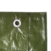 PLACHTA PROCRAFT GT4X6 120G/M2 NEPROMOKAVÁ S OKY 4X6 M ZELENÁ | GT4X6 PROCRAFT - STŘEDNĚ SILNÉ 100G/M2 - DÍLNA A GARÁŽ