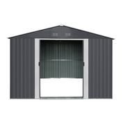 RIWALL PRO RMSA 8X10 ANTHRACITE ZAHRADNÍ DOMEK KOVOVÝ 3 X 2,4 M SE SEDLOVOU STŘECHOU ANTRACIT - ZAHRADNÍ DOMKY - DŮM A DOMÁCNOST, ELEKTRO..