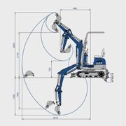 SCHEPPACH EXC 1400 - MINIBAGR - NAKLADAČE, MINIBAGRY - STAVEBNÍ TECHNIKA