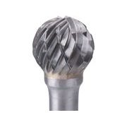 EXTOL INDUSTRIAL FRÉZA KARBIDOVÁ, KULOVÁ, PR.12MM/STOPKA 6MM,SEK STŘEDNÍ (DOUBLE-CUT), 8703735 - STOPKOVÉ FRÉZKY - PŘÍSLUŠENSTVÍ