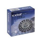 EXTOL CRAFT KARTÁČ RADIÁLNÍ COPÁNKOVÝ, O 115MM, 17025 - KARTÁČE NA BRUSKU - PŘÍSLUŠENSTVÍ