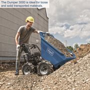 SCHEPPACH DP 3000 KOLOVÝ PŘEPRAVNÍK 4X4 S NOSNOSTÍ 300 KG A MECHANICKÝM SKLÁPĚNÍM KORBY - MOTOROVÉ A AKU VOZÍKY, KOLEČKA, MINIDUMPER - STAVEBNÍ TECHNIKA