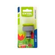 EXTOL CRAFT KONEKTOR NA KOHOUTEK, 3/4"-1", 70106 - PLASTOVÉ SPOJKY - ZAHRADA