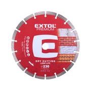 EXTOL PREMIUM KOTOUČ DIAMANTOVÝ ŘEZNÝ, SEGMENTOVÝ LONG LIFE - SUCHÉ ŘEZÁNÍ, 230X22,2X2,8MM, 108915 - DIA KOTOUČ 230 MM{% if kategorie.adresa_nazvy[0] != zbozi.kategorie.nazev %} - PŘÍSLUŠENSTVÍ{% endif %}