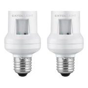 EXTOL LIGHT OBJÍMKA NA ŽÁROVKU DÁLKOVĚ OVLÁDANÁ, 2KS, ROZŠIŘUJÍCÍ SADA, MAX. 60W ŽÁROVKA, E27, DOSAH 30M, 43810 - DOMACÍ AUTOMATIZACE - ZÁSUVKY, TERMOSTATY{% if kategorie.adresa_nazvy[0] != zbozi.kategorie.nazev %} - DŮM A DOMÁCNOST, ELEKTRO..{% endif %}