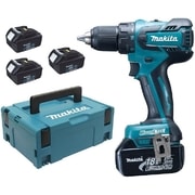 MAKITA DHP459RF3J - AKU BEZUHLÍKOVÝ PŘÍKLEPOVÝ ŠROUBOVÁK LI-ION 3XAKU 18V 3,0 AH,SYSTAINER - PŘÍKLEPOVÝ ŠROUBOVÁK 18V - 20V - AKU NÁŘADÍ