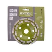 EXTOL CRAFT KOTOUČ DIAMANTOVÝ BRUSNÝ DVOUŘADÝ, O 125X22,2MM, 903025 - DIAMATOVÉ KOTOUČE - BRUSNÉ - PŘÍSLUŠENSTVÍ