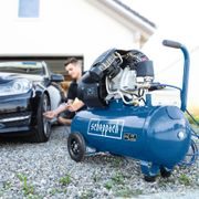 SCHEPPACH HC 120 DC DVOUVÁLCOVÝ OLEJOVÝ KOMPRESOR 100 L / 10 BAR - OLEJOVÉ KOMPRESORY - PNEU NÁŘADÍ