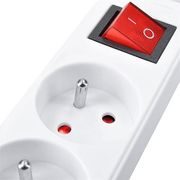 PRODLUŽOVACÍ PŘÍVOD VNITŘNÍ 3Z, 1,5M S VYPÍNAČEM, BÍLÁ - PRODLUŽOVACÍ KABELY - PŘÍSLUŠENSTVÍ