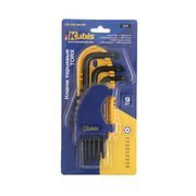 NÁSTRČKOVÉ KLÍČE SADA TORX 9 KS, T10, T15, T20, T25, T27, T30, T40, T45, T50, CRV TRX | 02-08-9609 KUBIS - KLIČE TORX - RUČNÍ NÁŘADÍ