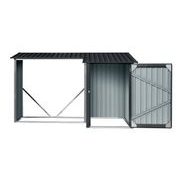 RIWALL PRO RMWS 3X9 ANTHRACITE PŘÍSTŘEŠEK NA DŘEVO S KŮLNOU 2,7 X 1,6 M S PULTOVOU STŘECHOU ANTRACIT - PŘÍSTŘEŠEK NA DŘEVO - DŮM A DOMÁCNOST, ELEKTRO..