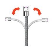 EXTOL PREMIUM ZAPALOVAČ PLAZMOVÝ S TVAROVATELNÝM KRKEM A S USB NABÍJENÍM,, DÉLKA 26CM, 8848130 - ELEKTRO - DŮM A DOMÁCNOST, ELEKTRO..